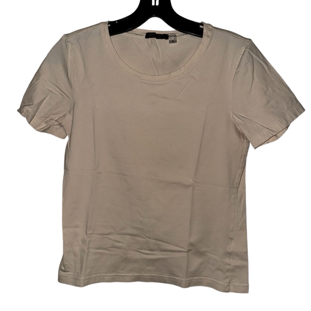 Louis Vuitton Cream Short sleeve crew neck tee shirt